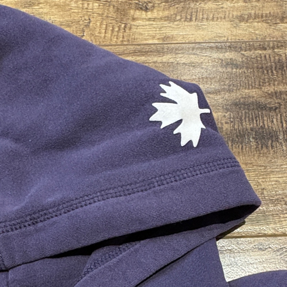 Roots Kids Two-Tone Purple full zip Hoodie - Picture 3 of 13